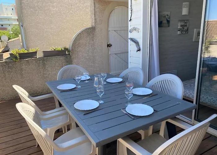 Apartment Samaria Village Joli 8 Personnes Rochelongue Cap D'agde